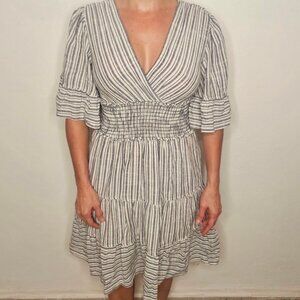 Midi Boho Grey Dress